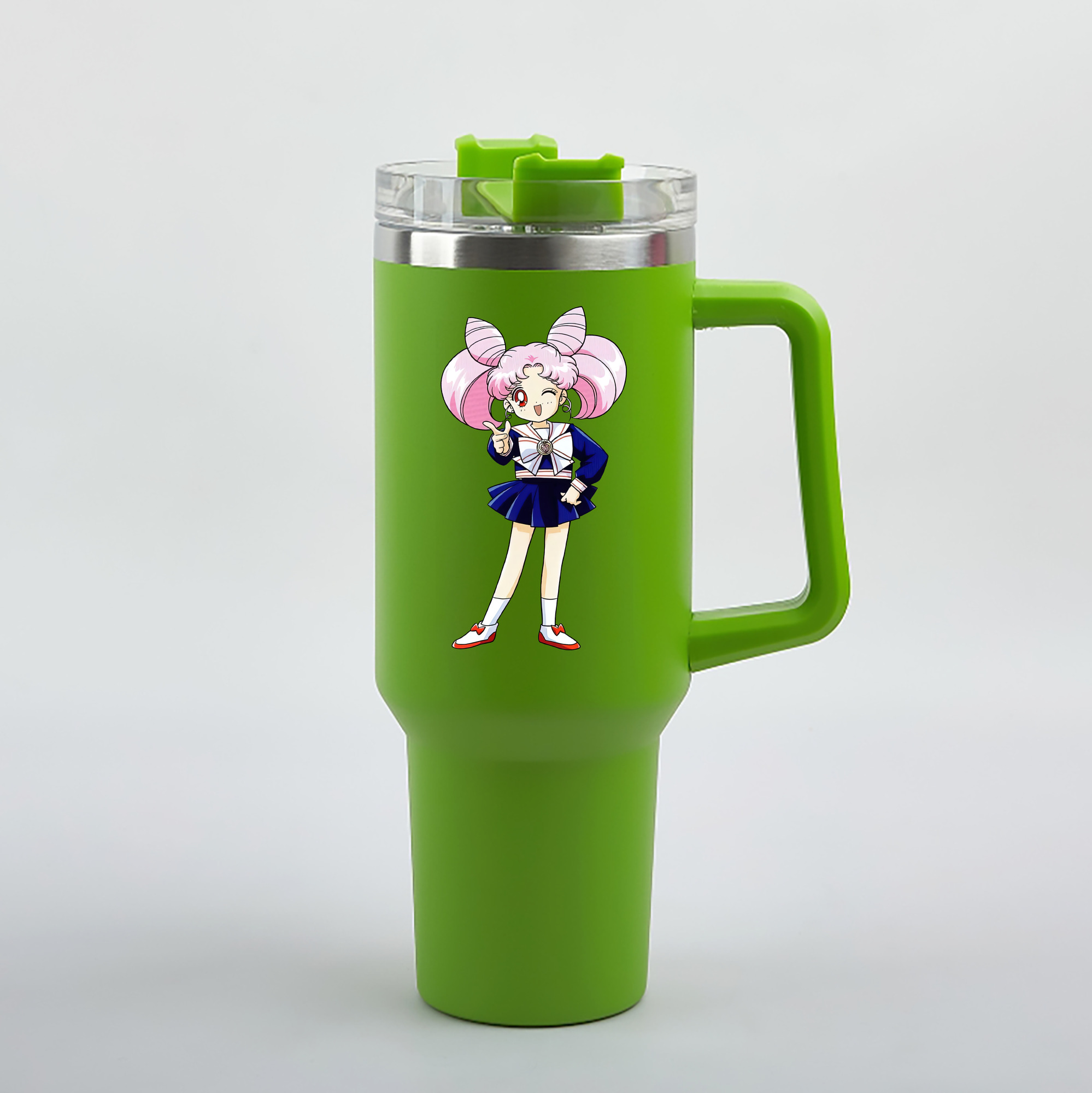 （画像用） 美少女戦士セーラームーン ちびうさ Sailor Moon Chibiusa Tsukino Usagi Small Lady Serenity 1200mL車用タンブラー（カラープリント）